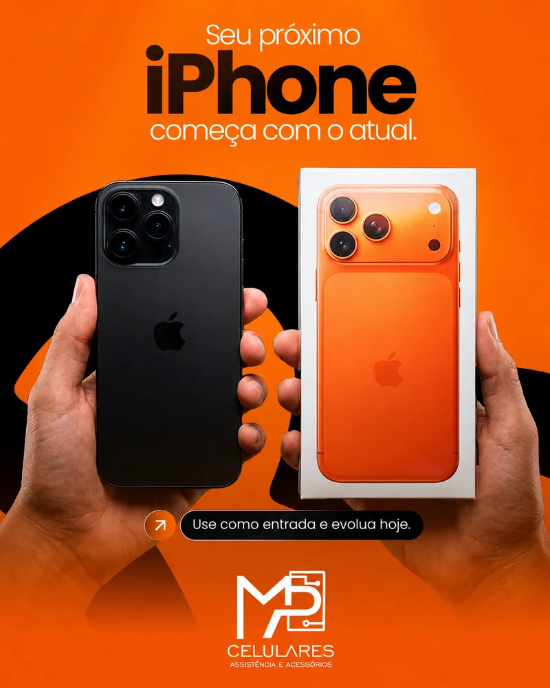 Seu próximo iPhone começa com o atual: use o aparelho usado como entrada na MP Celulares